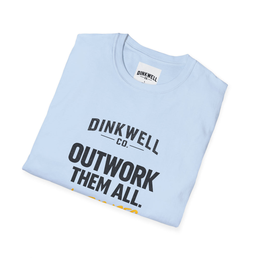 Outwork Them All T-Shirt – "No Excuses" Motivational Workout Tee