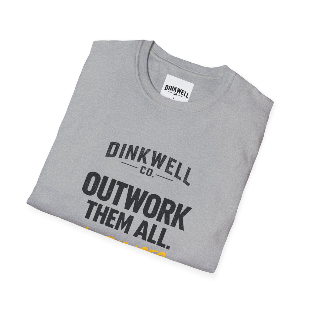 Outwork Them All T-Shirt – "No Excuses" Motivational Workout Tee