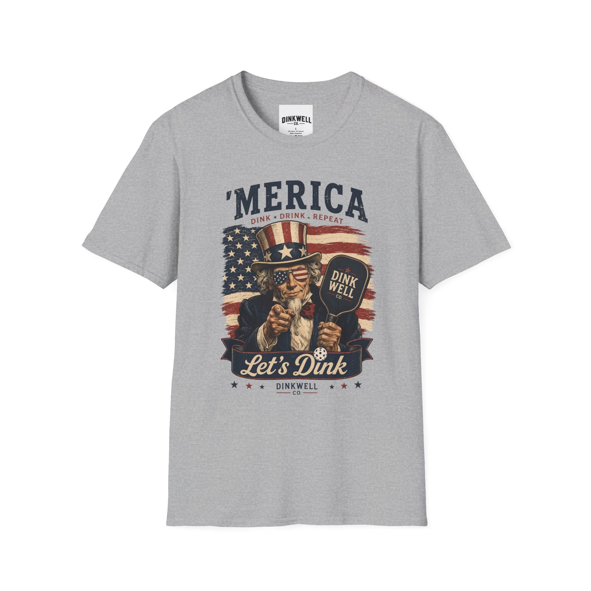 'Merica Let's Dink Patriotic T-Shirt