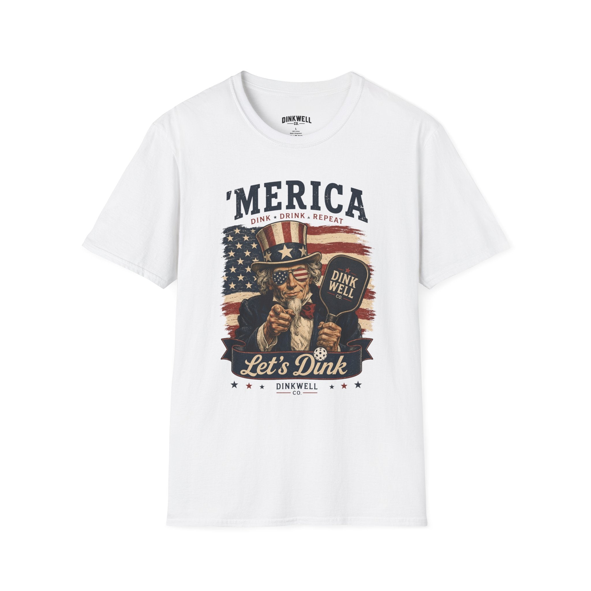 'Merica Let's Dink Patriotic T-Shirt