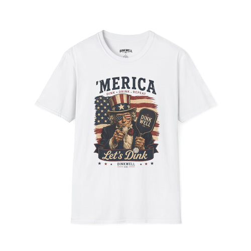 'Merica Let's Dink Patriotic T-Shirt