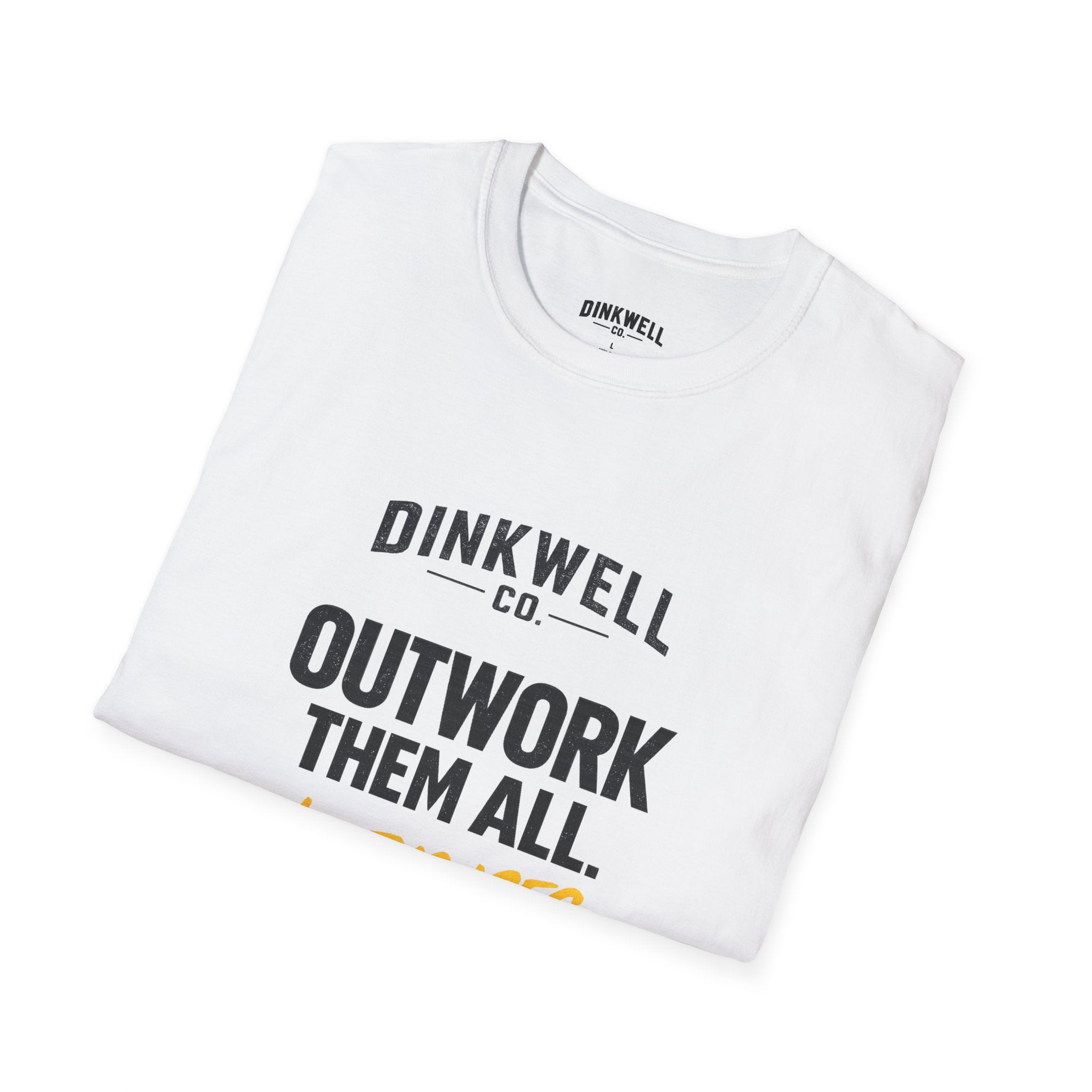 Outwork Them All T-Shirt – "No Excuses" Motivational Workout Tee